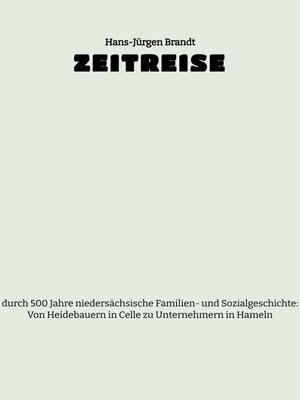 cover image of ZEITREISE